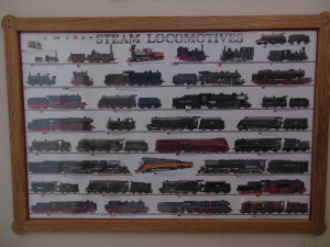 Train Poster Frame