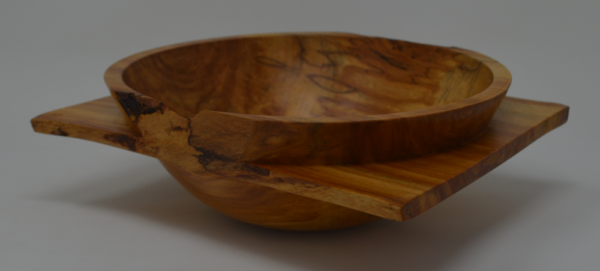 Winged Spalted Birch Bowl