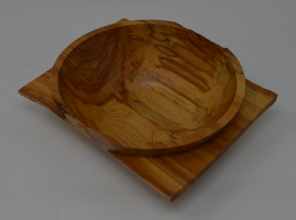 Winged Spalted Birch Bowl - Image 4