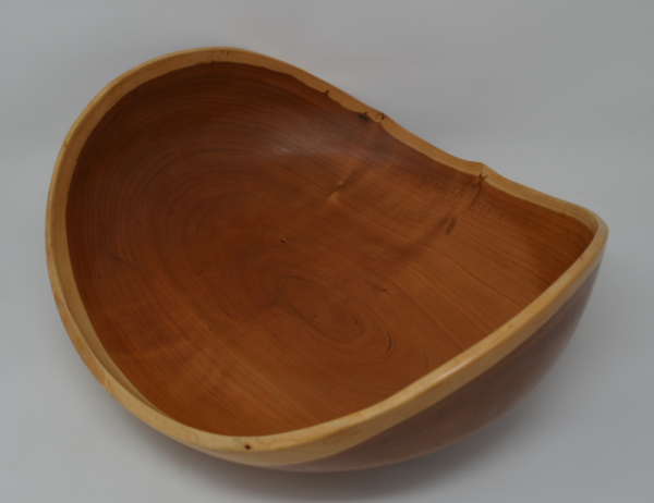 Large Cherry Live Edge Bowl - Image 3