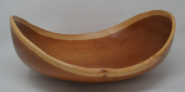 Large Cherry Live Edge Bowl - Image 5