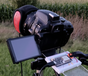 Camera setup with a Nikon IR Remote